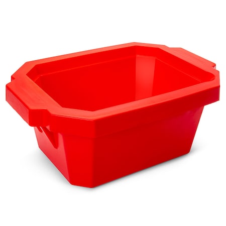 Globe Scientific Ice Tray With Lid, 4 Liter, Red 455023R
